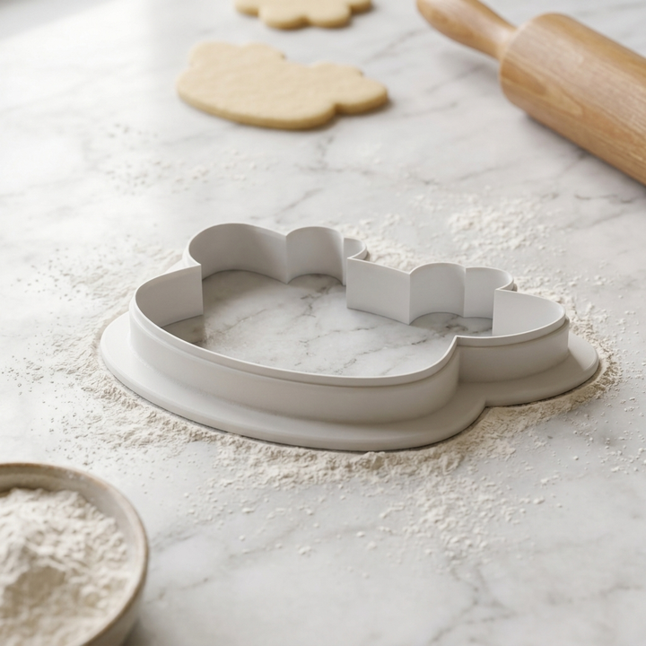 Baby Deer Face Cookie Cutter, 3D Printed Woodland Baby