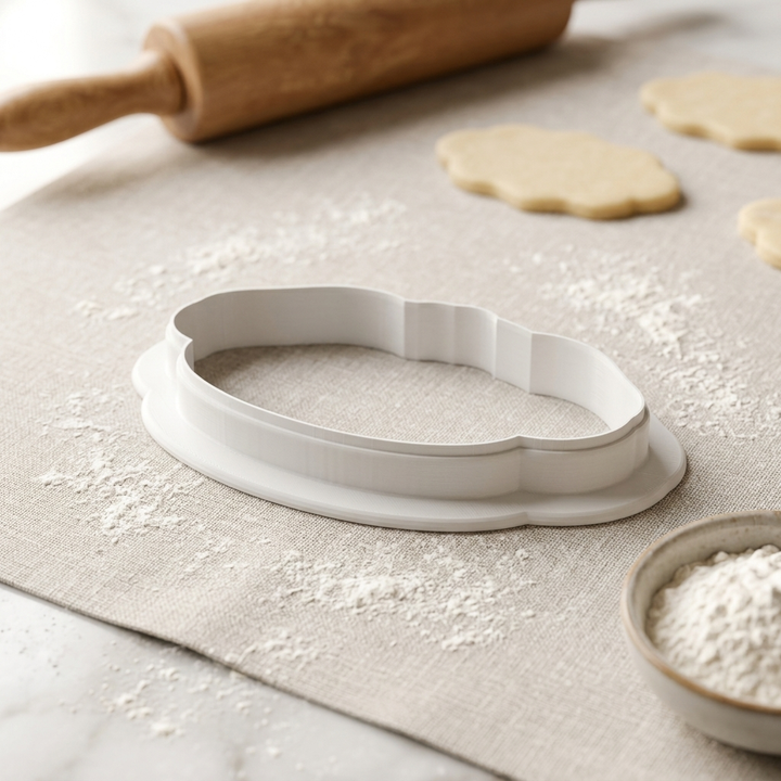 Baby Puppy Face Cookie Cutter, 3D Printed Dog Theme