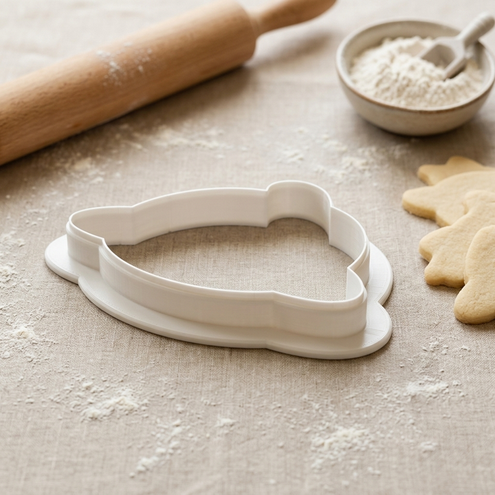 Baby Dolphin Face Cookie Cutter, 3D Printed Ocean Baby