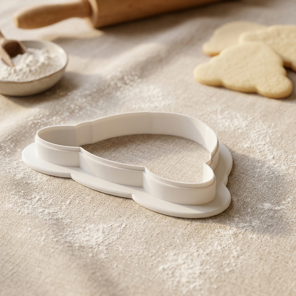 Baby Turtle Face Cookie Cutter, 3D Printed Ocean Baby