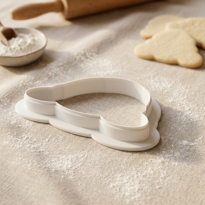 Baby Turtle Face Cookie Cutter, 3D Printed Ocean Baby