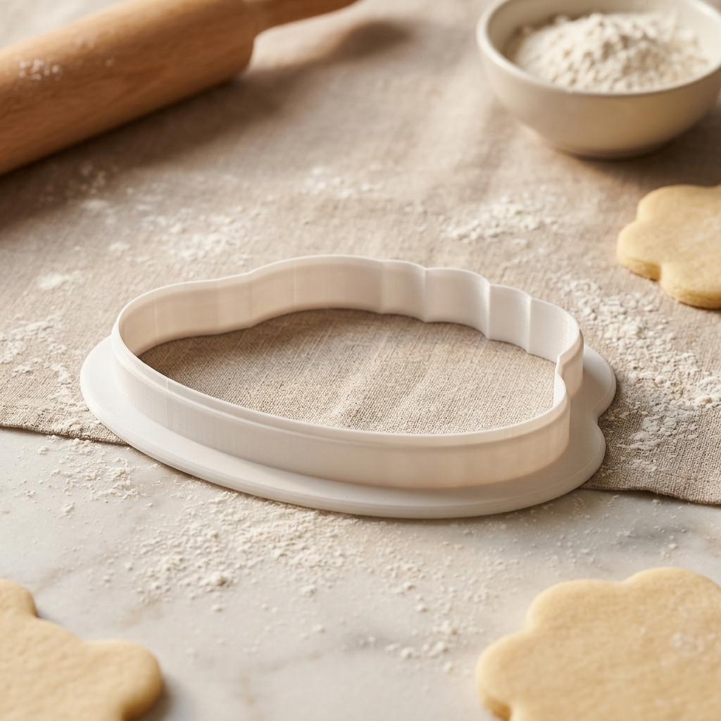 Baby Crocodile Face Cookie Cutter, 3D Printed Safari Baby