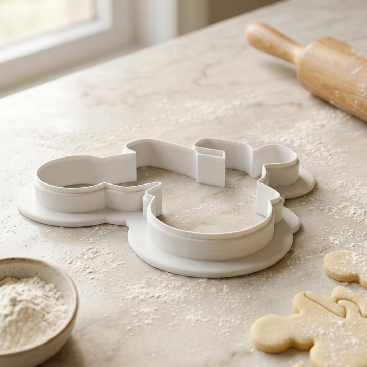 One Happy Dude Party Tricycle Cookie Cutter, 3D Printed Party Theme