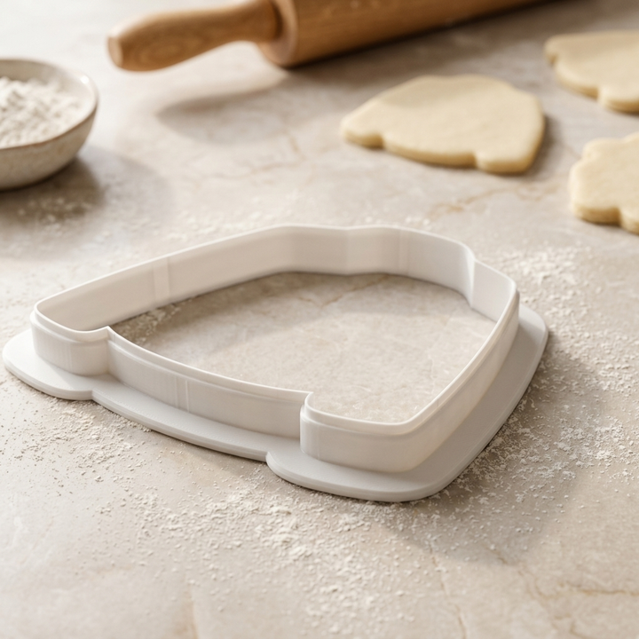 Disco Cowgirl Fringe Jacket Cookie Cutter, 3D Printed Garden Theme