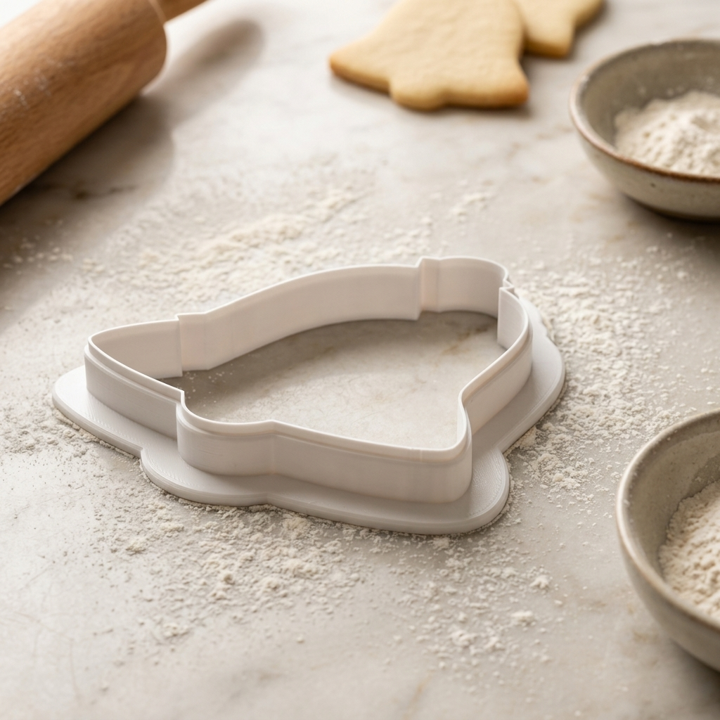 Botanical Bride Pressed Flower Bell Jar Cookie Cutter, 3D Printed Wedding Theme