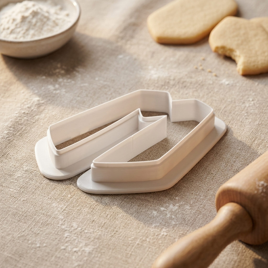 Graduation Stole Cookie Cutter, 3D Printed Grad Party