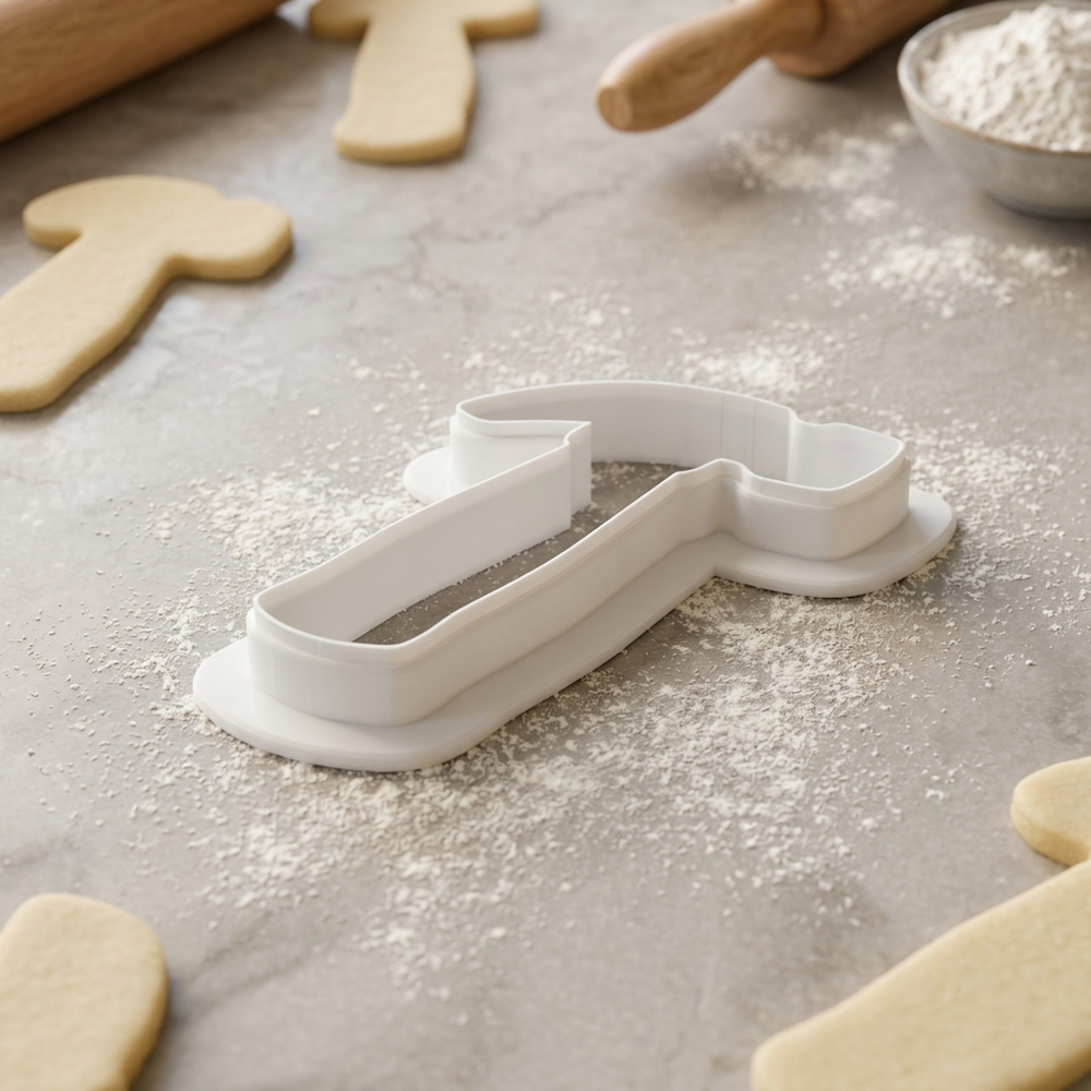 Hammer Cookie Cutter, 3D Printed Dad Gift