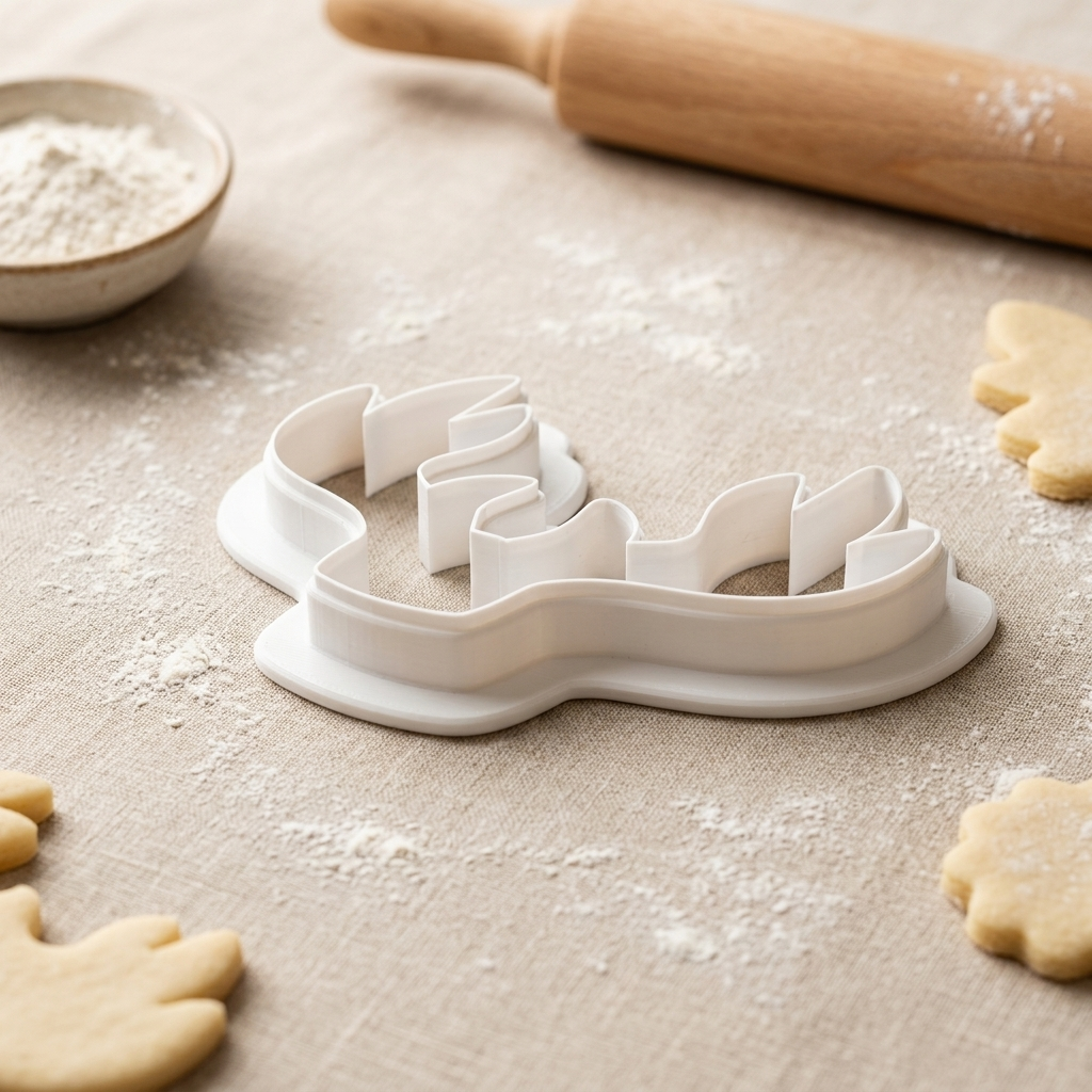 Deer Antlers Cookie Cutter, 3D Printed Outdoor Theme