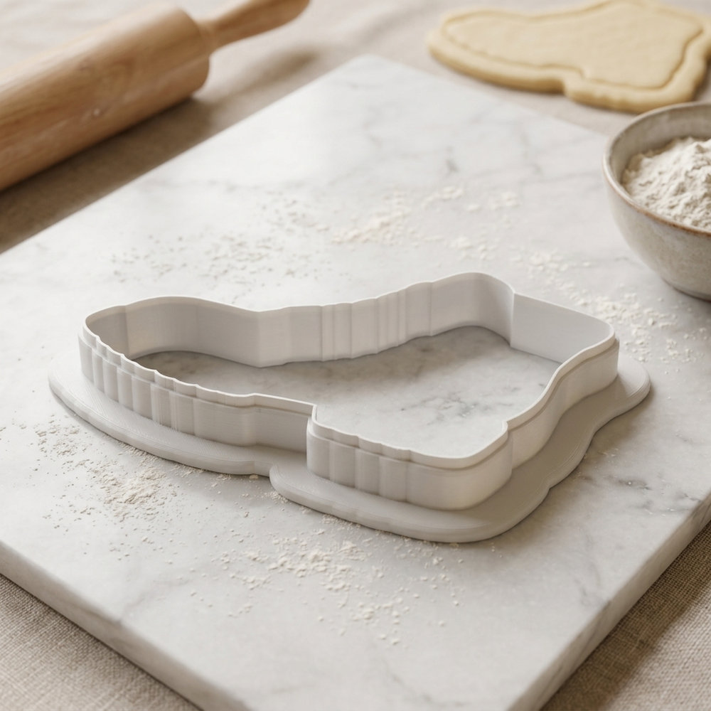 Work Boot Cookie Cutter, 3D Printed Dad Gift