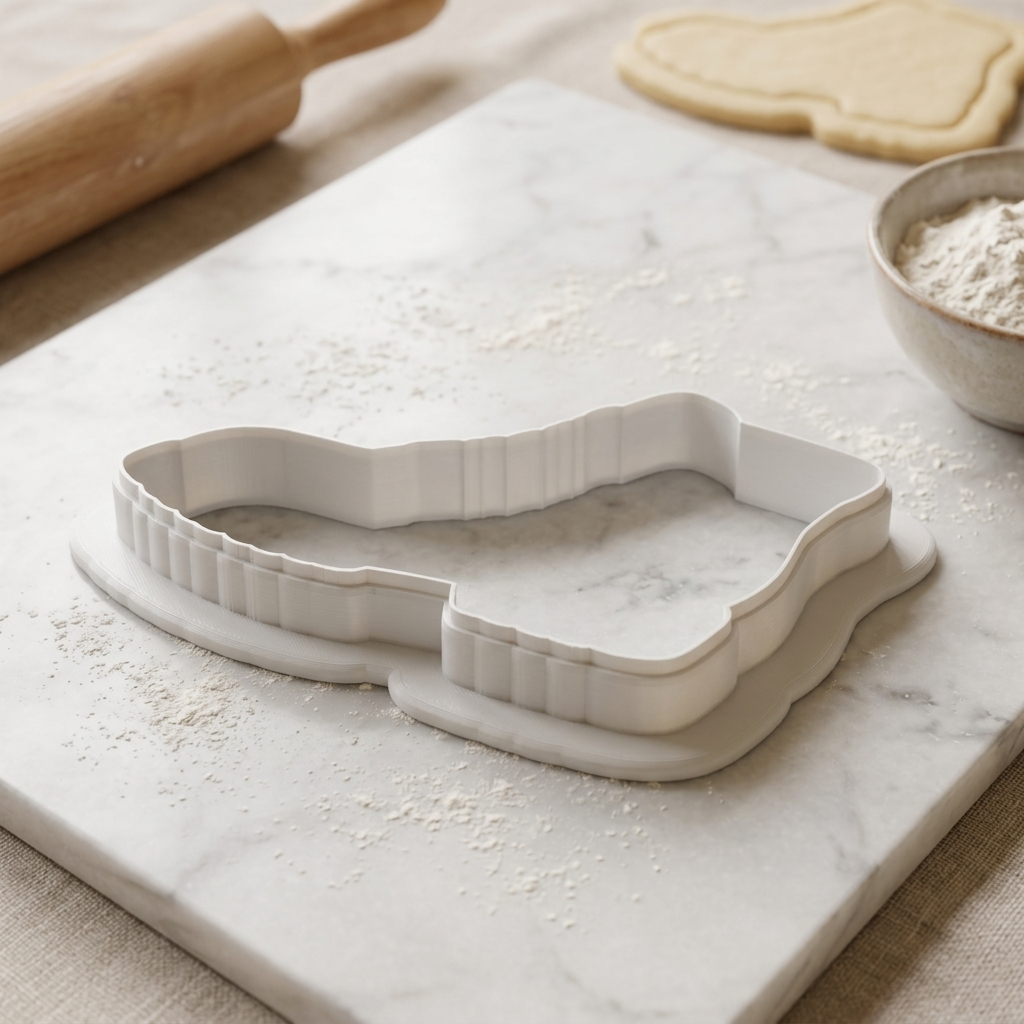 Work Boot Cookie Cutter, 3D Printed Dad Gift
