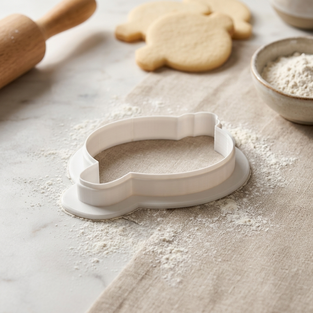 Fishing Bobber Cookie Cutter, 3D Printed Fishing Theme