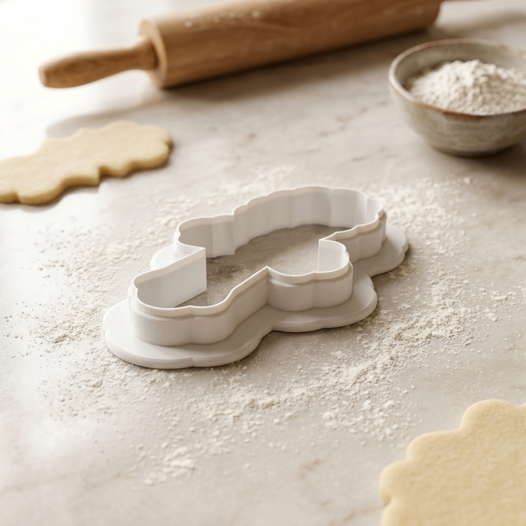 Rosary Cross Cookie Cutter, 3D Printed Faith Celebration