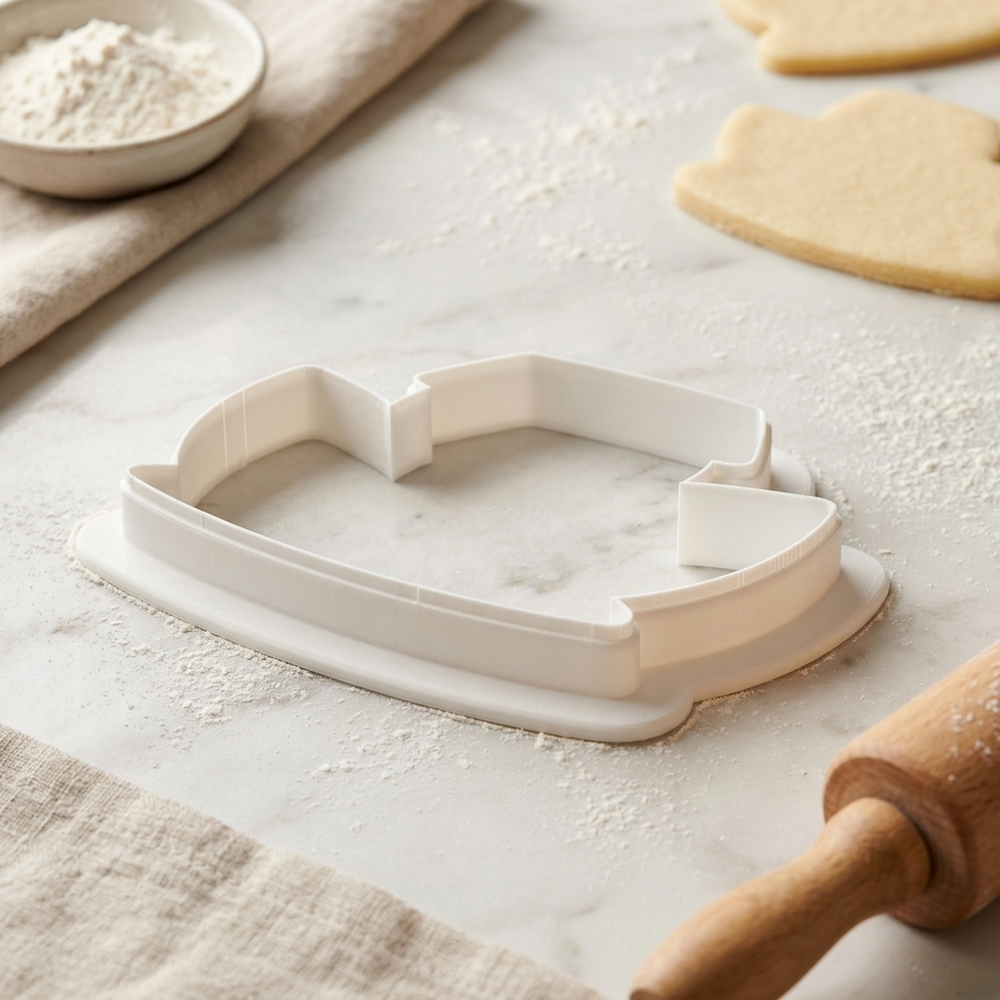 Noah's Ark Cookie Cutter, 3D Printed Baby Shower