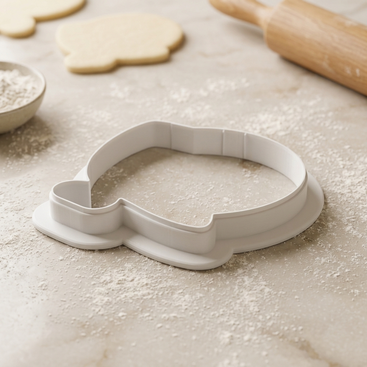 Baby Bonnet Cookie Cutter, 3D Printed Baby Shower