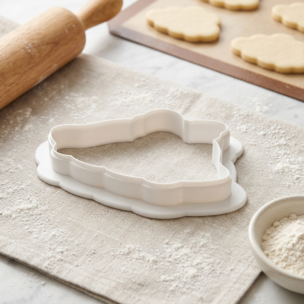 Wedding Bells Cookie Cutter, 3D Printed Wedding Shower