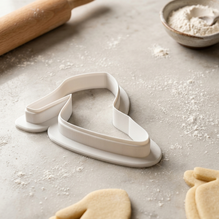 Bridal Heel Shoe Cookie Cutter, 3D Printed Wedding Shower