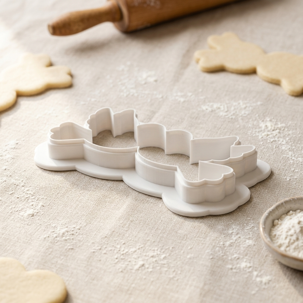 Pair Of Doves Cookie Cutter, 3D Printed Wedding Shower