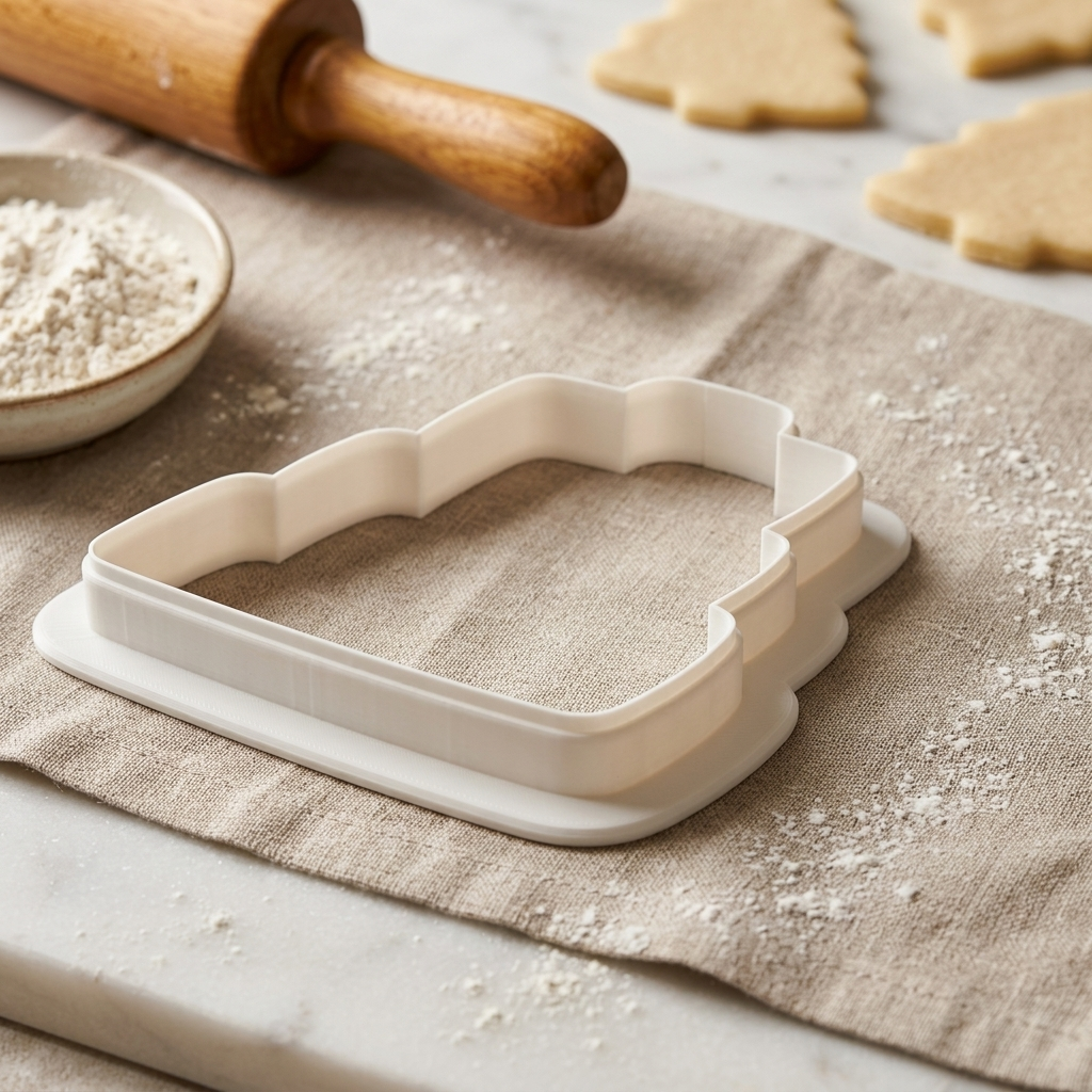 Honeymoon Luggage Cookie Cutter, 3D Printed Wedding Shower