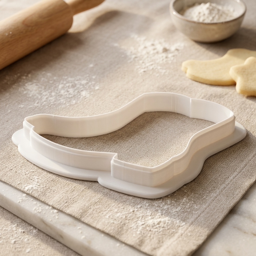 Floral Wedding Boots Cookie Cutter, 3D Printed Wedding Shower