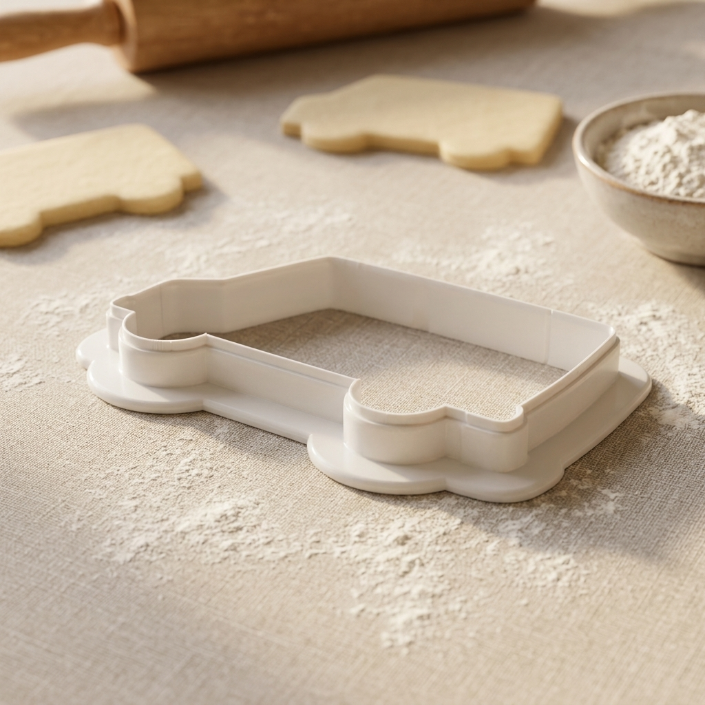 Moving Van Cookie Cutter, 3D Printed Housewarming