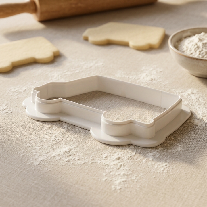 Moving Van Cookie Cutter, 3D Printed Housewarming