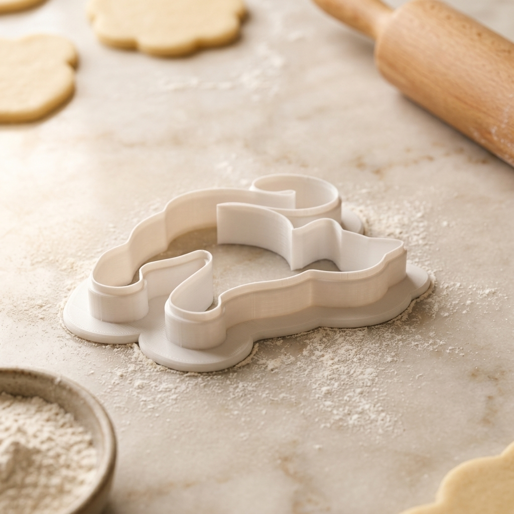 Black Cat Cookie Cutter, 3D Printed Halloween Party
