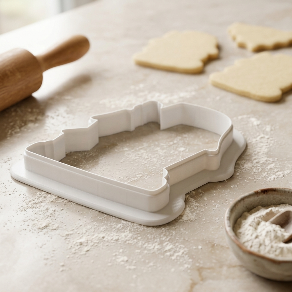 Haunted House Cookie Cutter, 3D Printed Halloween Party