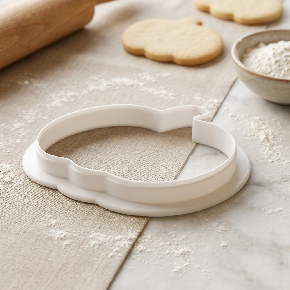 Jack O' Lantern Cookie Cutter, 3D Printed Halloween Party