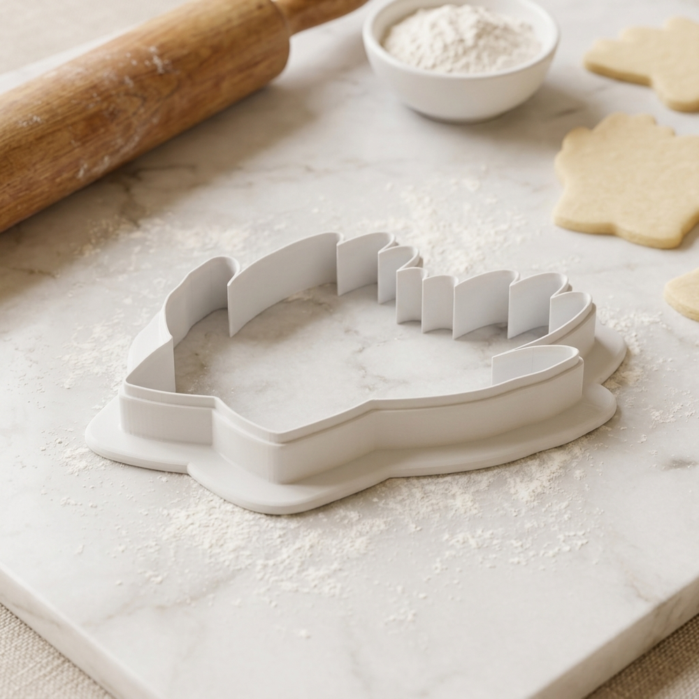 Skeleton Hands Cookie Cutter, 3D Printed Halloween Party