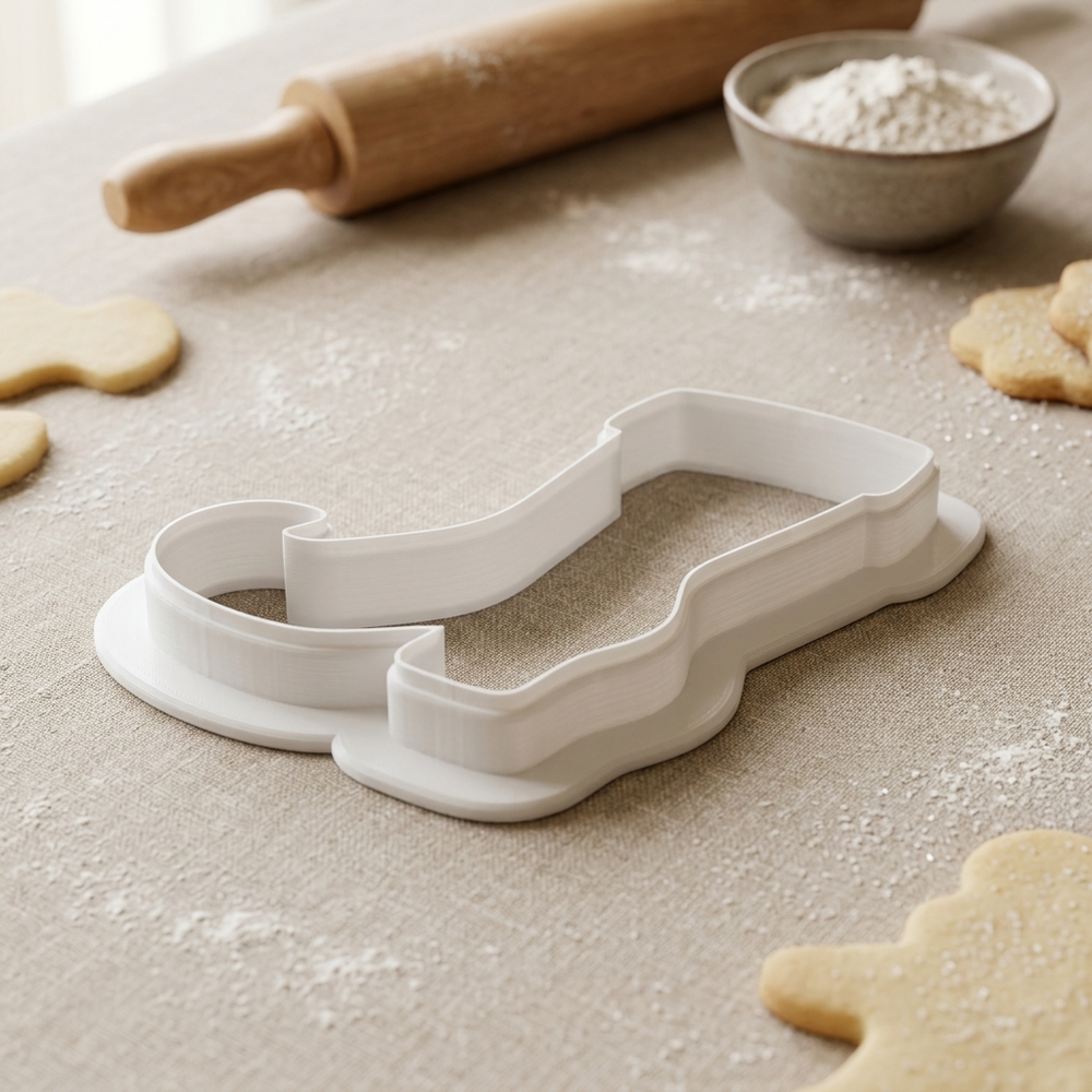 Witch Boot Cookie Cutter, 3D Printed Halloween Party