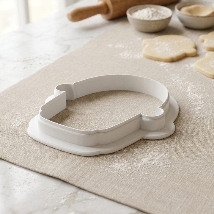 Candy Bucket Cookie Cutter, 3D Printed Halloween Party