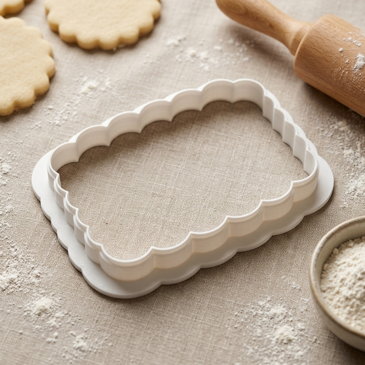 Papel Picado Banner Cookie Cutter, 3D Printed Fiesta Party