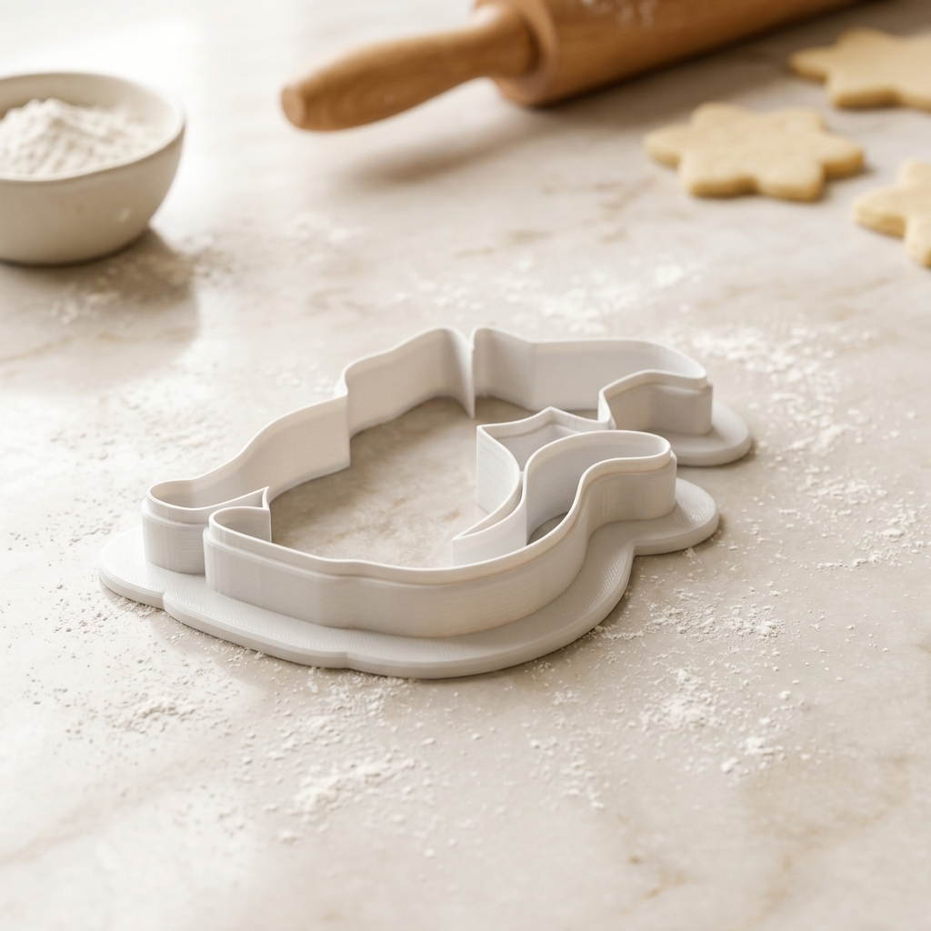 Witch Cat Cookie Cutter, 3D Printed Halloween Party