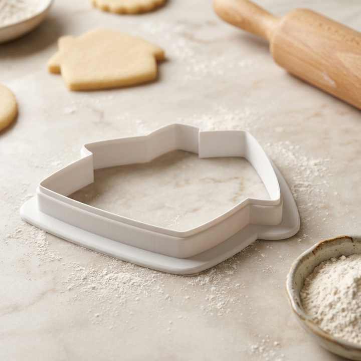 Gingerbread House Cookie Cutter, 3D Printed Christmas Party