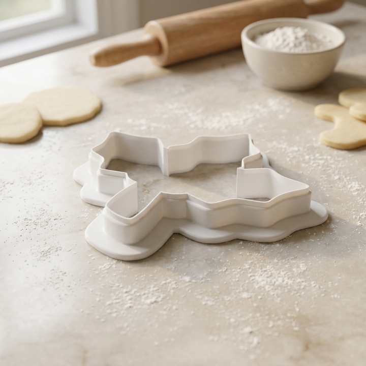 Holly Sprig Cookie Cutter, 3D Printed Christmas Party