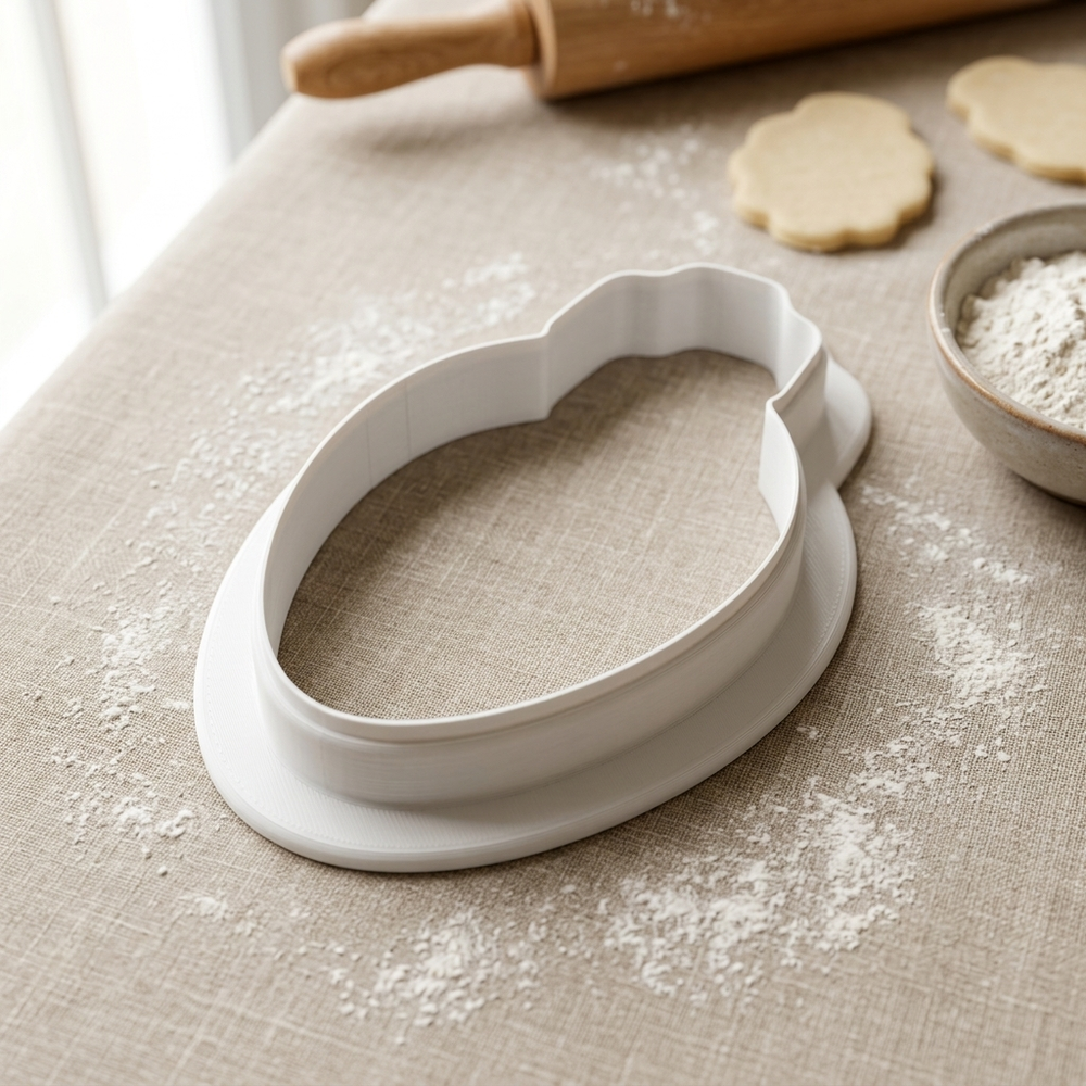 Christmas Light Bulb Cookie Cutter, 3D Printed Christmas Party