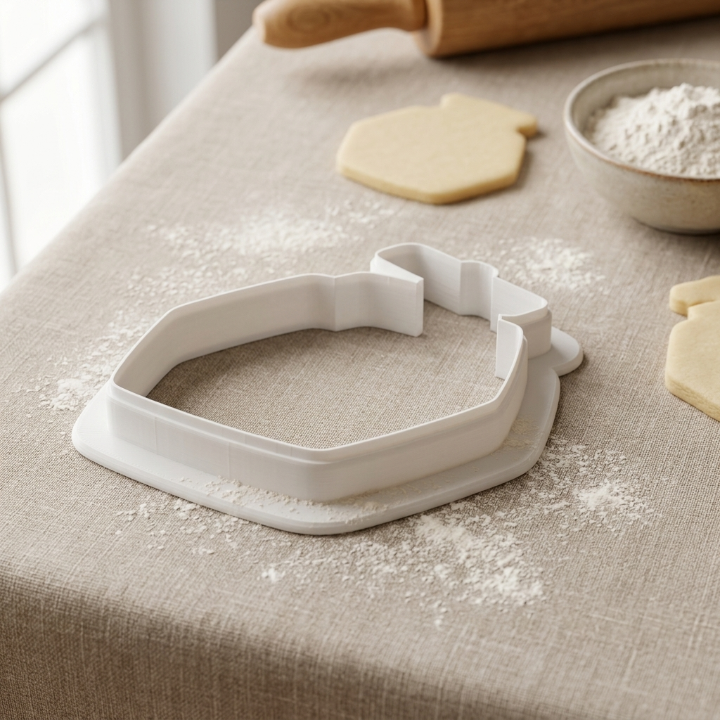 Ski Gondola Cookie Cutter, 3D Printed Winter Theme