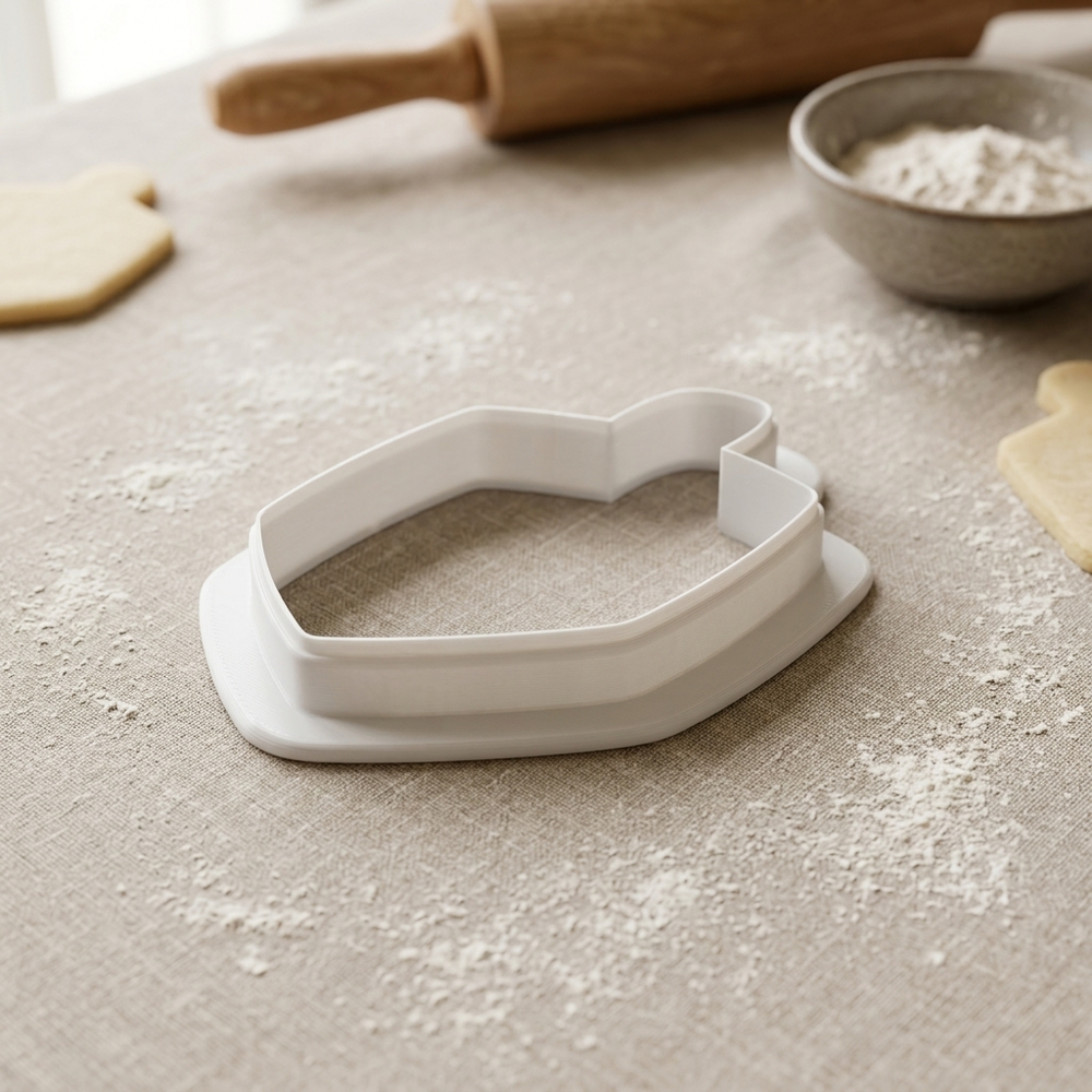 Dreidel Cookie Cutter, 3D Printed Hanukkah