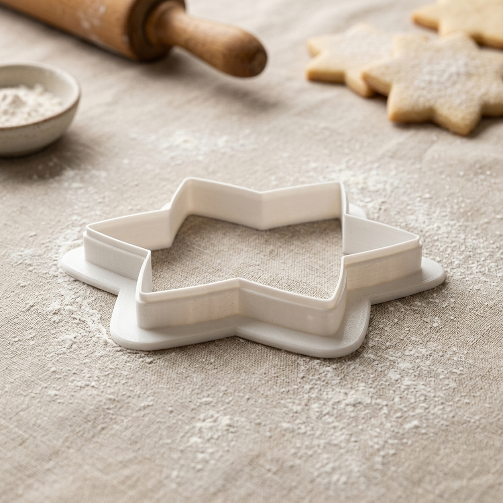 Star Of David Cookie Cutter, 3D Printed Hanukkah