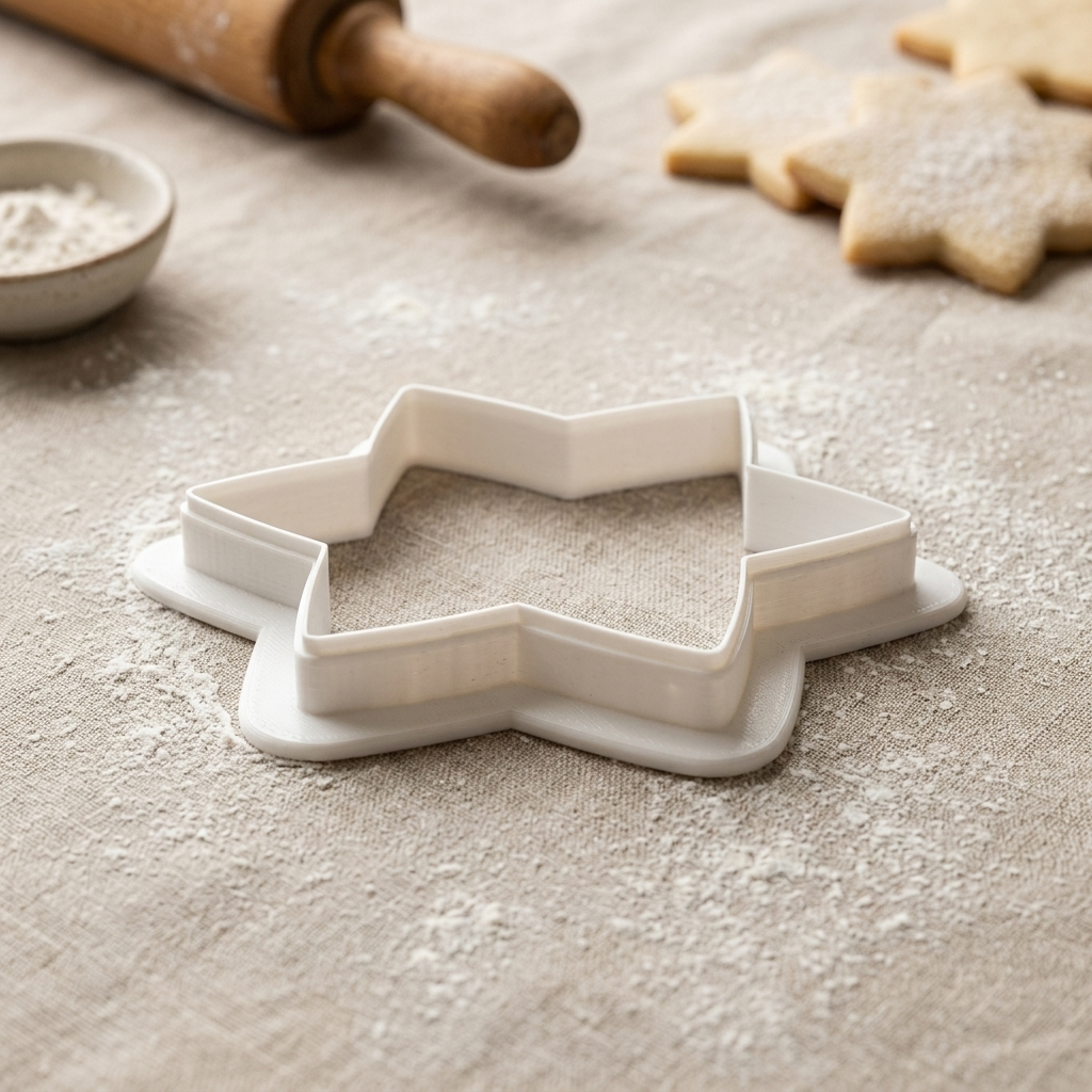 Star Of David Cookie Cutter, 3D Printed Hanukkah
