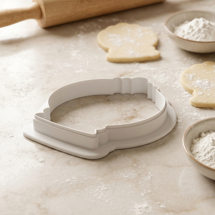 Midnight Clock Cookie Cutter, 3D Printed New Years Eve