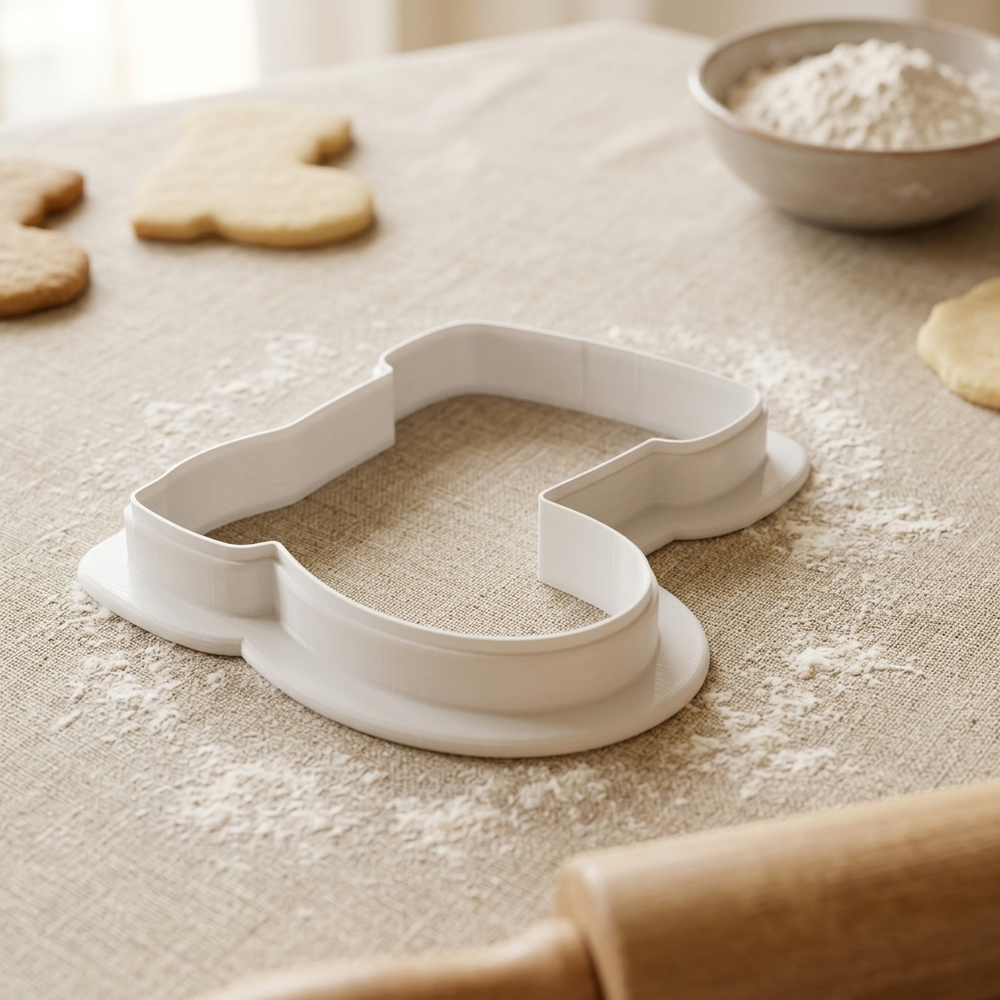 St. Nicholas Boot Cookie Cutter, 3D Printed Christmas Party