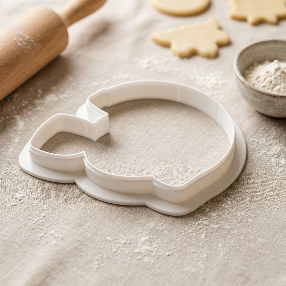 Football Helmet Cookie Cutter, 3D Printed Sports Party