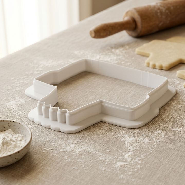 Basketball Hoop Cookie Cutter, 3D Printed Sports Party