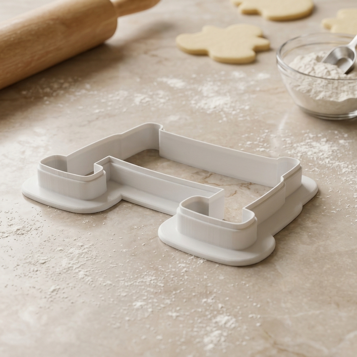 Volleyball Net Cookie Cutter, 3D Printed Sports Party