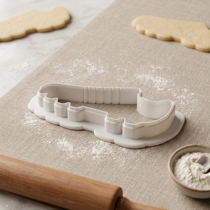 Soccer Cleat Cookie Cutter, 3D Printed Sports Party