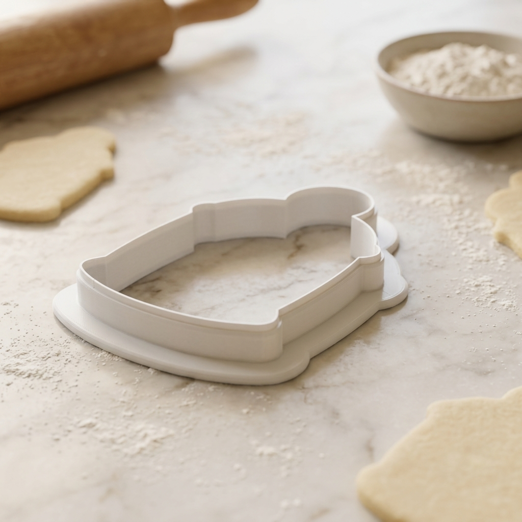 Polka Dot Mushroom Lantern Cookie Cutter, 3D Printed Outdoor Theme