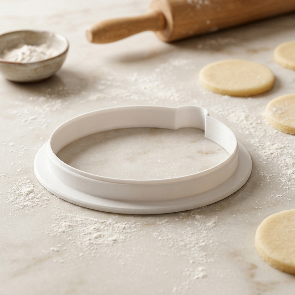 Dartboard Cookie Cutter, 3D Printed Sports Party