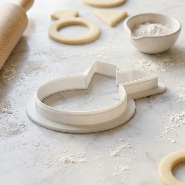 Running Medal Cookie Cutter, 3D Printed Sports Party