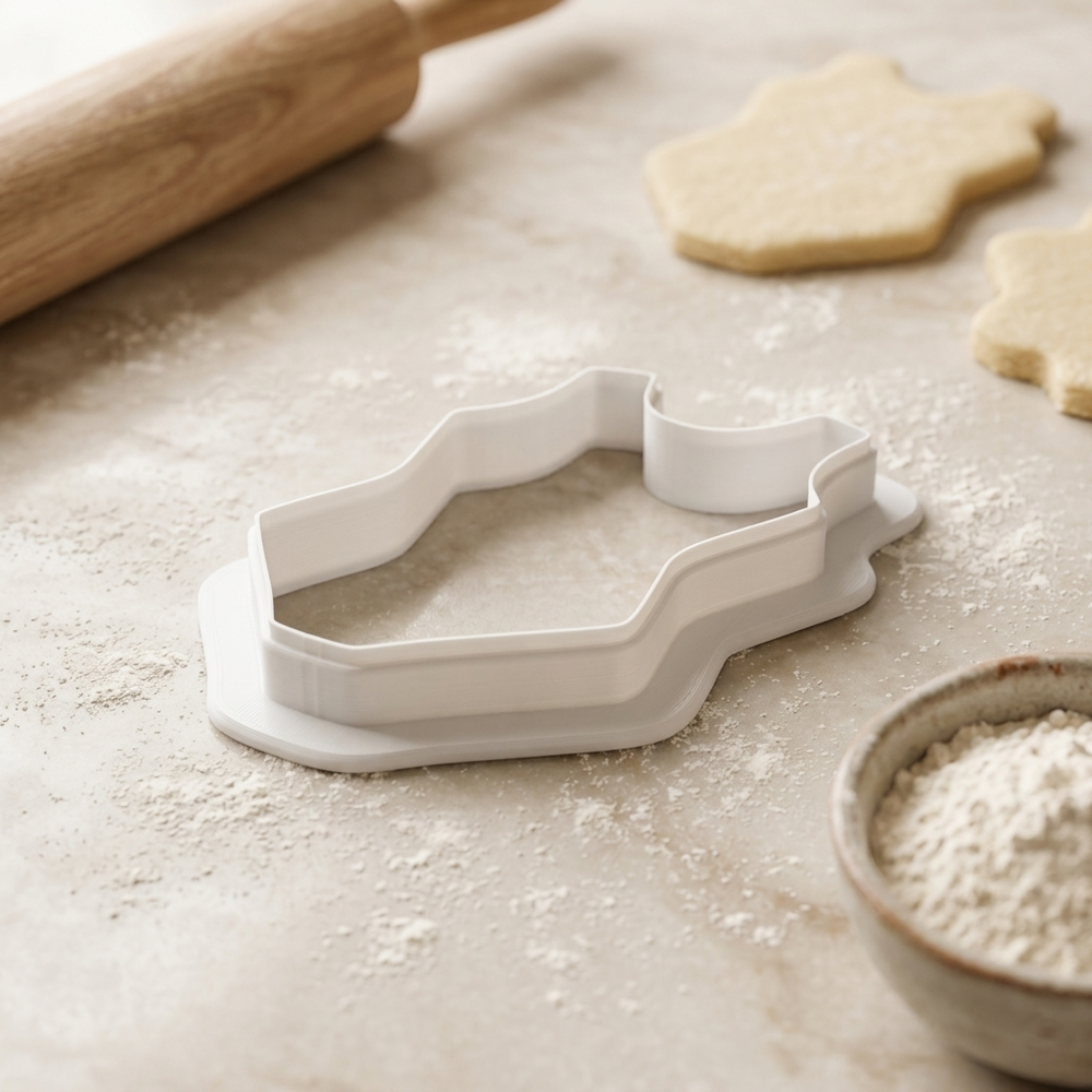 Gymnast Leotard Cookie Cutter, 3D Printed Sports Party
